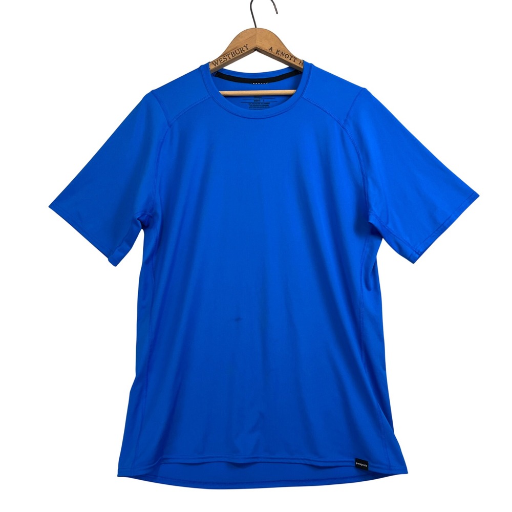 Patagonia Capilene 1 Silkweight‎ Mens Blue Technical T-Shirt Large 45656SP15